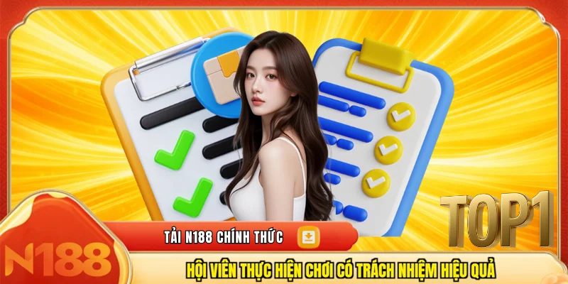 Hội viên thực hiện chơi có trách nhiệm hiệu quả
